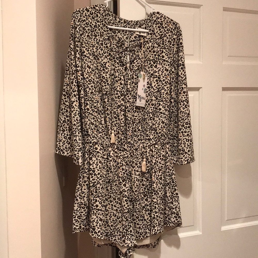 Show Me Your MuMu M Leopard Romper